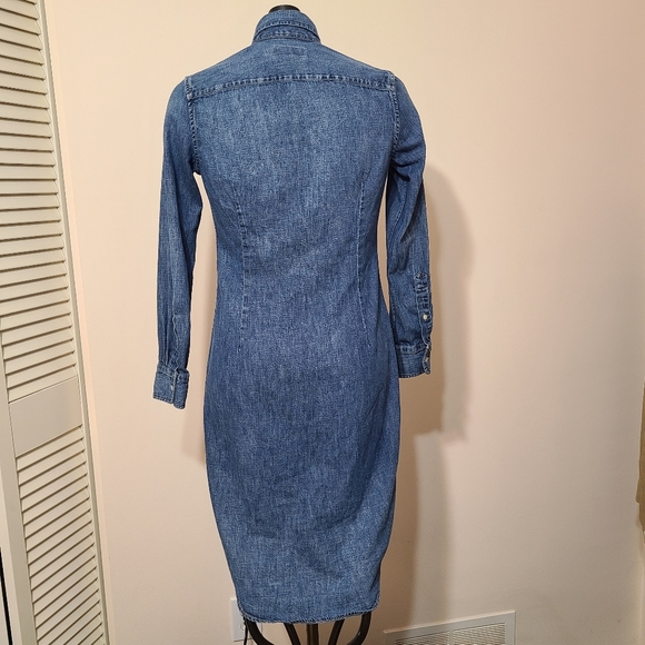 Ralph Lauren chambray denim short dress - Picture 3 of 4